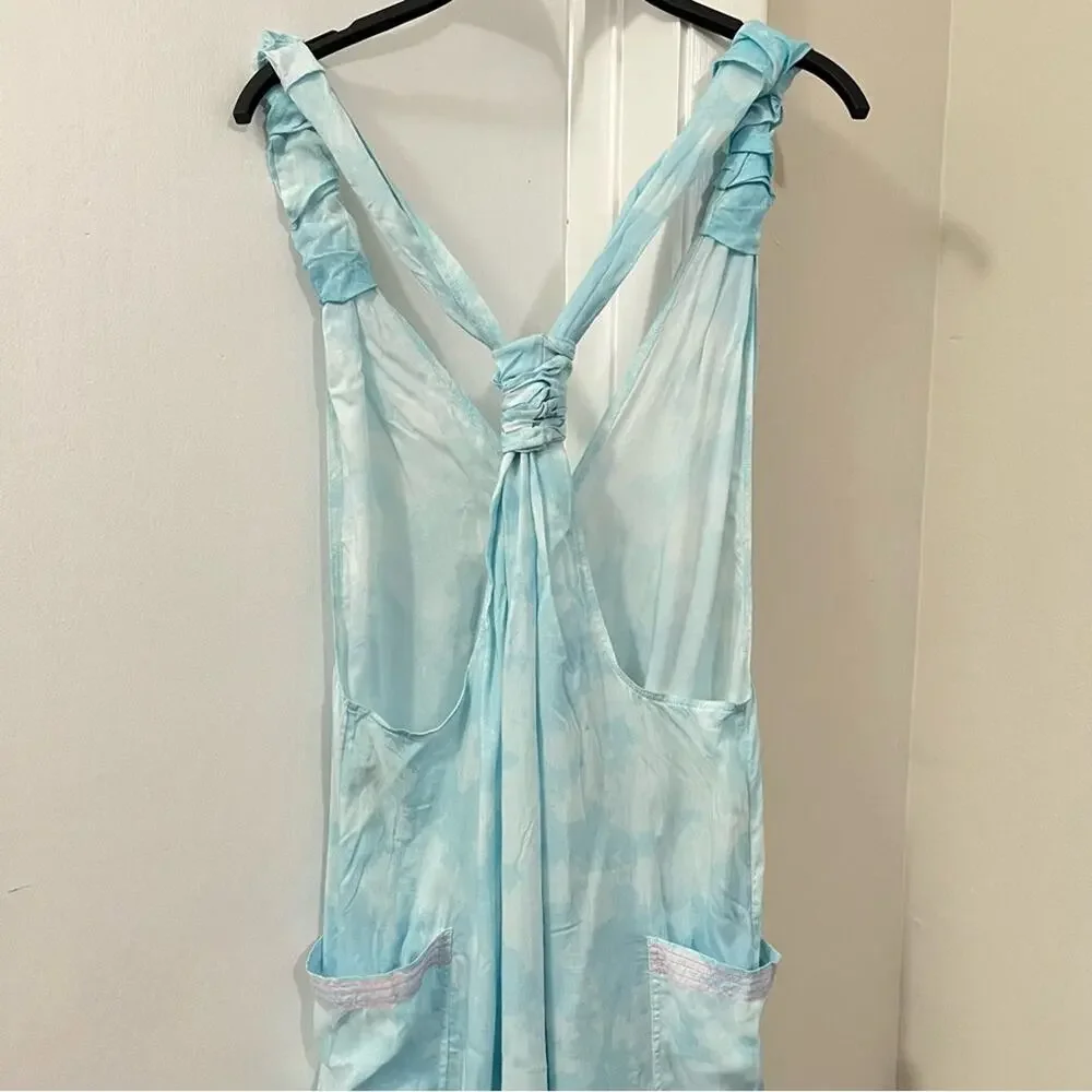 Free People Blue Beach Break Jumpsuit Size Extra Small XS